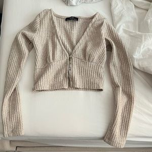 Bershka Sand color Knit Top